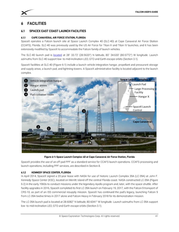 SPACEX FALCON USER’S  GUIDE - Page 45